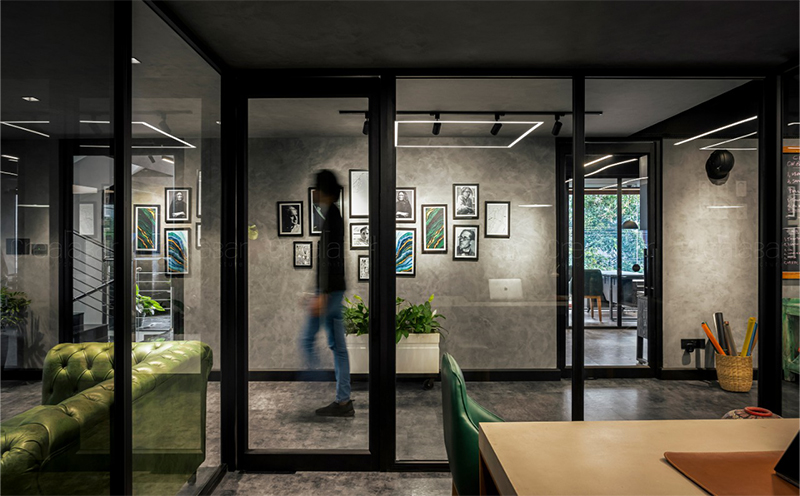 Creatabar 室内设计工作室办公空间设计丨印度丨JITH MOHAN-16