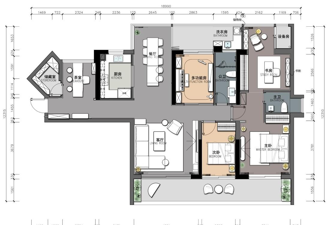 东方美学韵味的现代空间-35