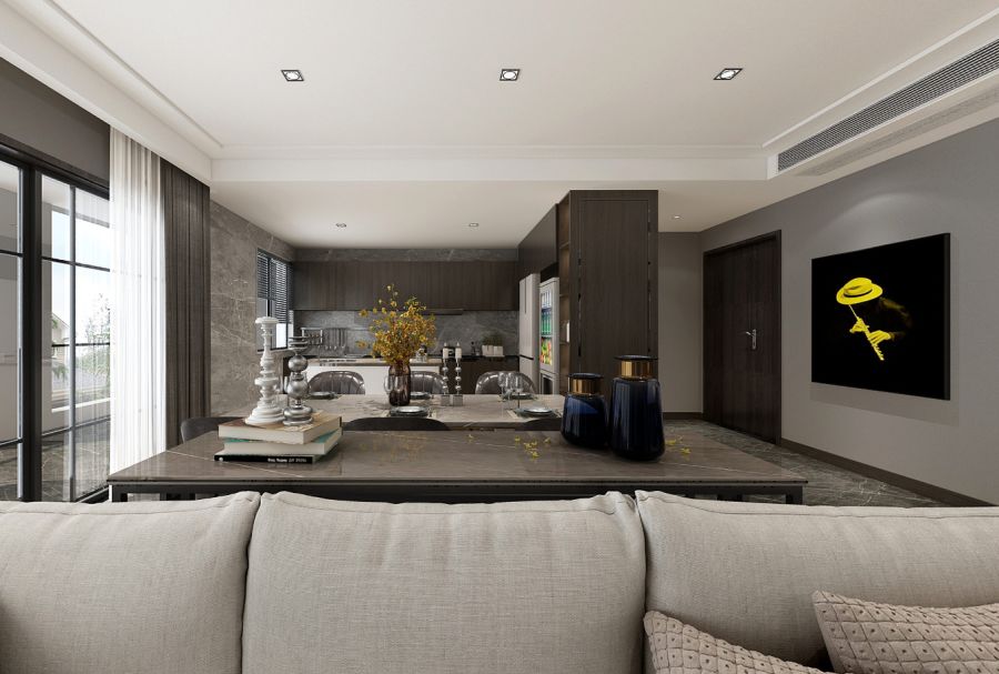 九里晴川现代轻奢风,高级灰与轻奢的完美融合-24