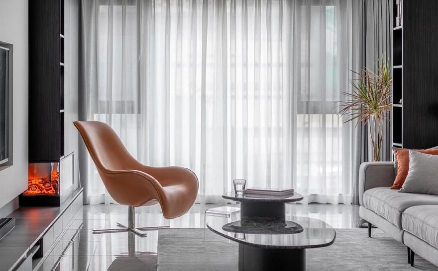 拆墙扩厅,110㎡简约设计师之家-9