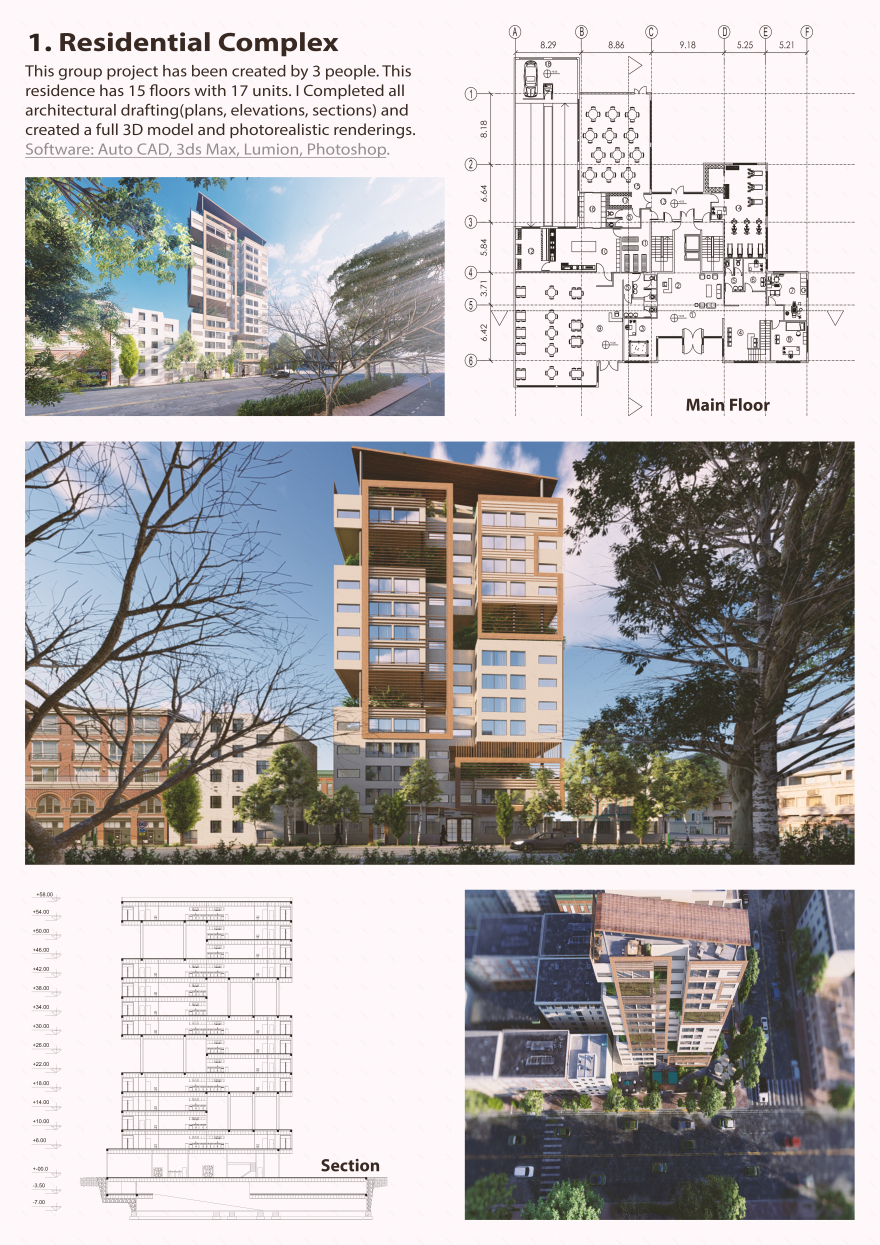 15 楼层住宅综合体,建筑学校,文化艺术综合体-4