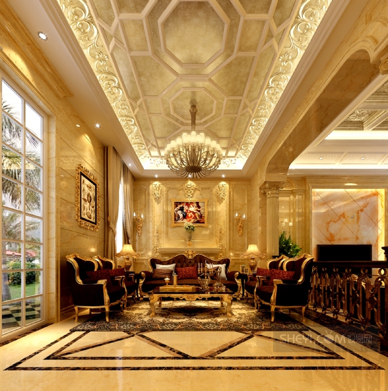 欧陆风邓方华打造豪门府邸别墅设计盛宴-4