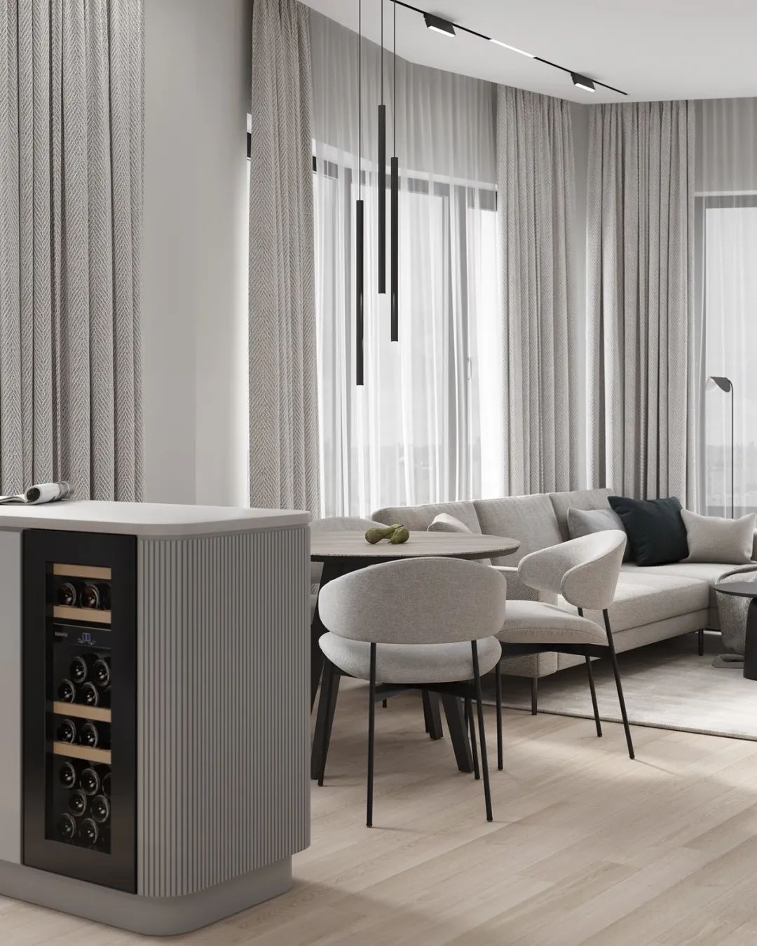 93㎡轻奢质感私宅丨OSOME studio-8