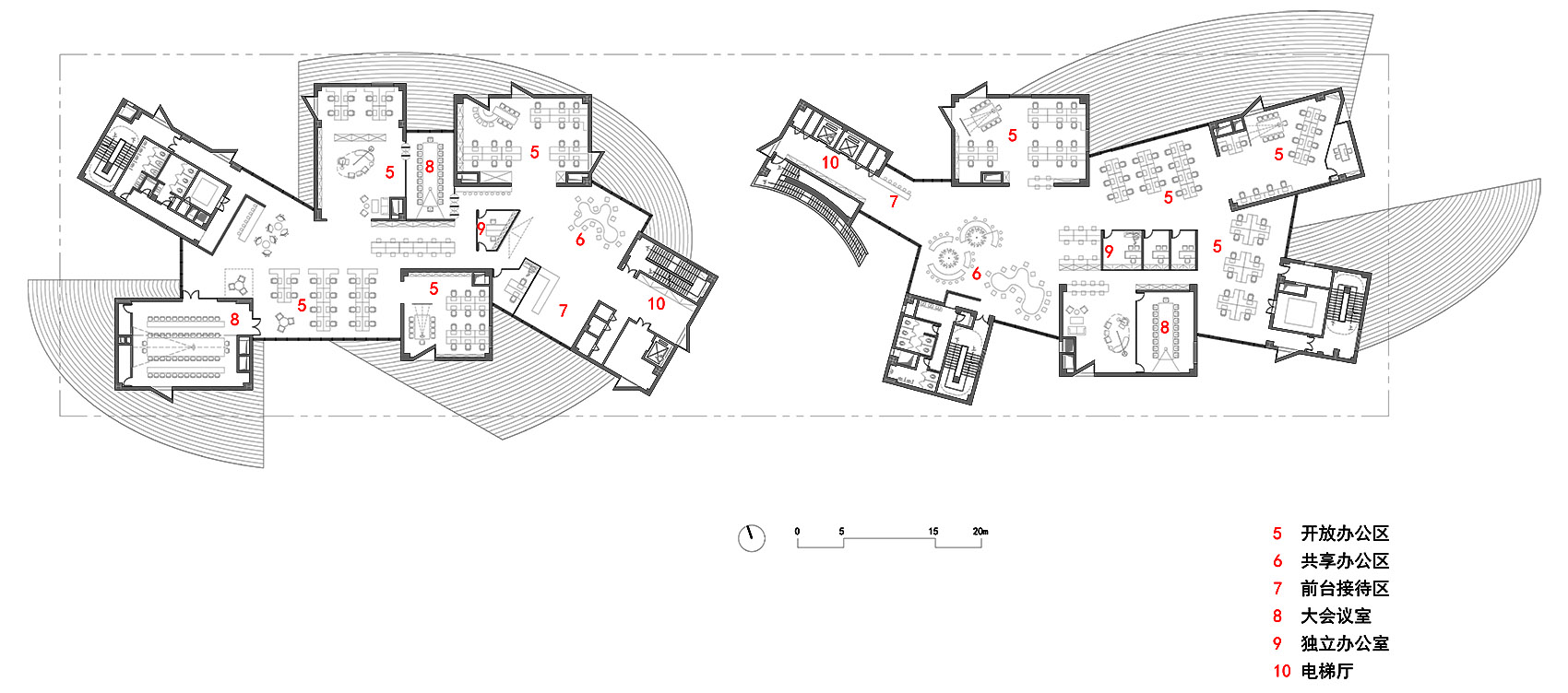 湖南广电芒果马栏山广场丨中国长沙丨地方工作室,湖南大学设计研究院有限公司-85