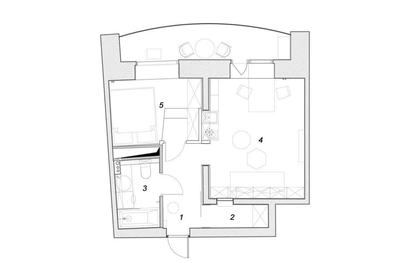 35㎡小公寓室内设计丨Geometrium-5