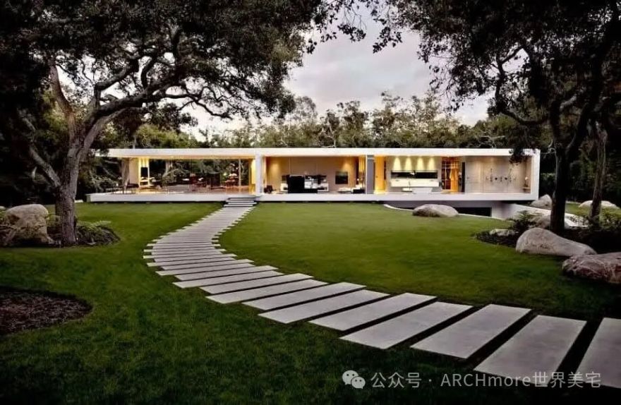 加州圣塔芭芭拉的极简别墅-3