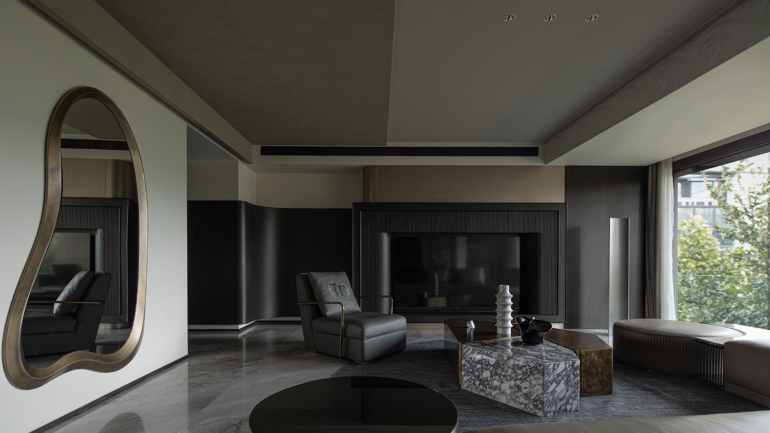 三只喜鹊|自带质感 高级深邃丨杭州黎水仁佳设计公司-10