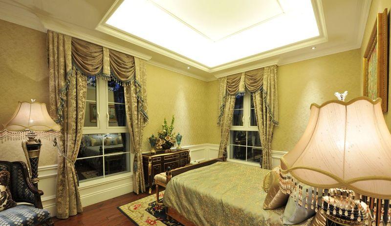 深圳塞纳湾高端别墅软装设计效果图-美式新古典别墅软装效果图-6