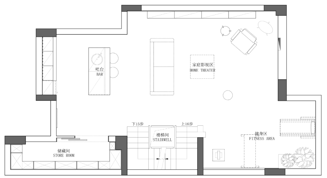 多元风格的空间叙事·杭州叠排别墅设计丨中国杭州丨菲拉设计-76