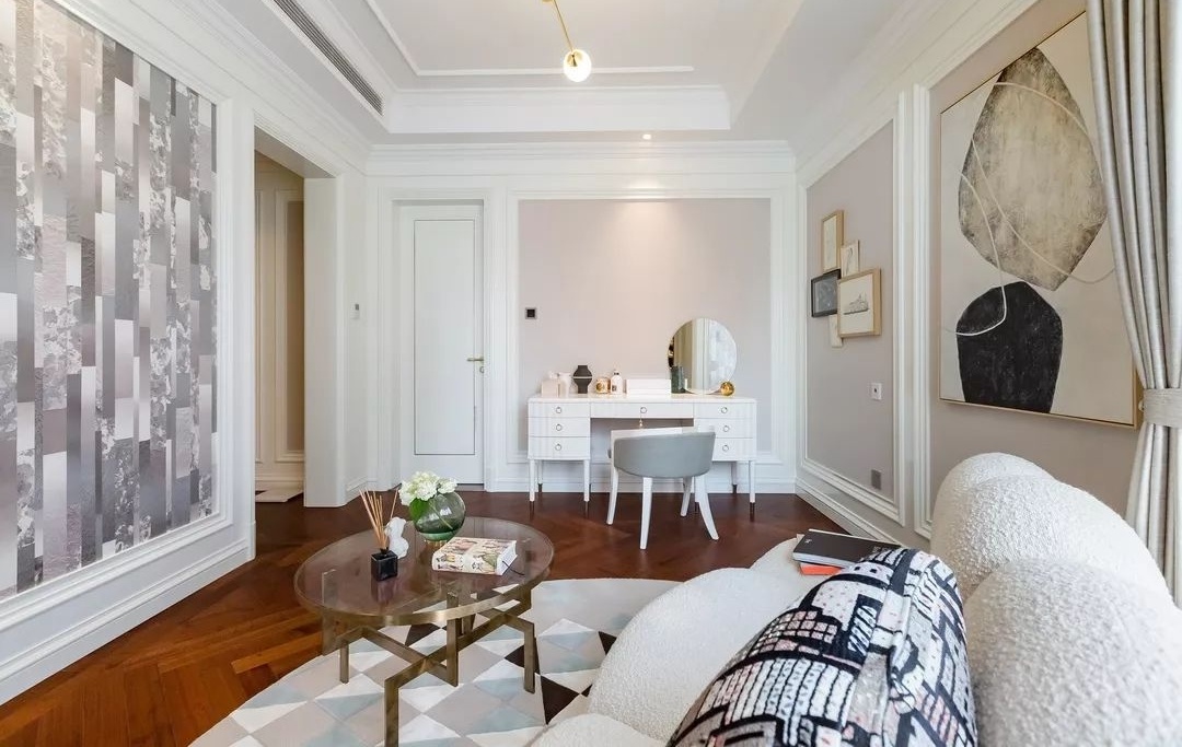 上海仁恒公园世纪大平层 · 现代法式优雅家居设计丨中国上海丨秀舍设计团队-67