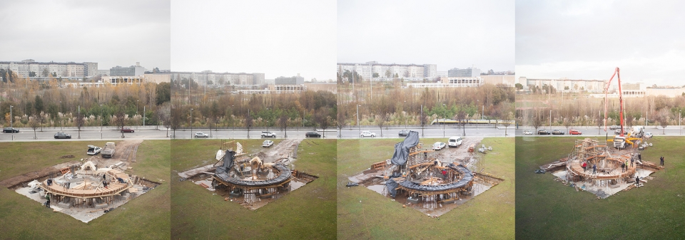 波尔图大学科技园“Loop”环形长椅——有机造型,对话空间-32