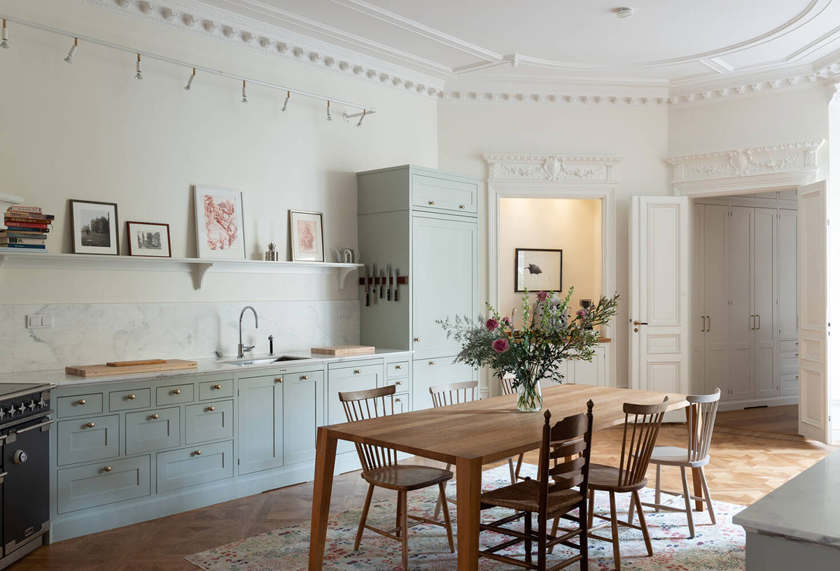 斯德哥尔摩历史建筑中的豪华公寓设计-1