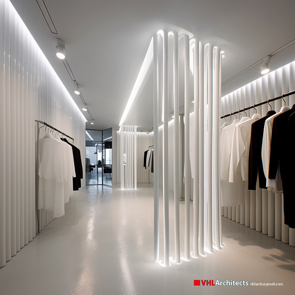 Attractor waves 商店时尚设计丨越南胡志明市丨Vo Huu Linh Architects-6