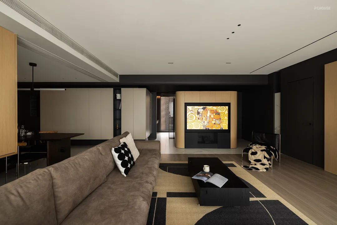 有娃家庭的现代极简风格设计-15