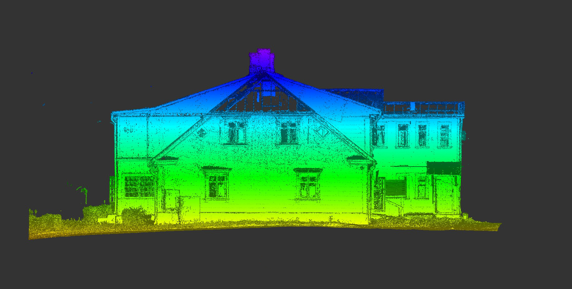 Scan to CAD old Wooden House - Latvia-7
