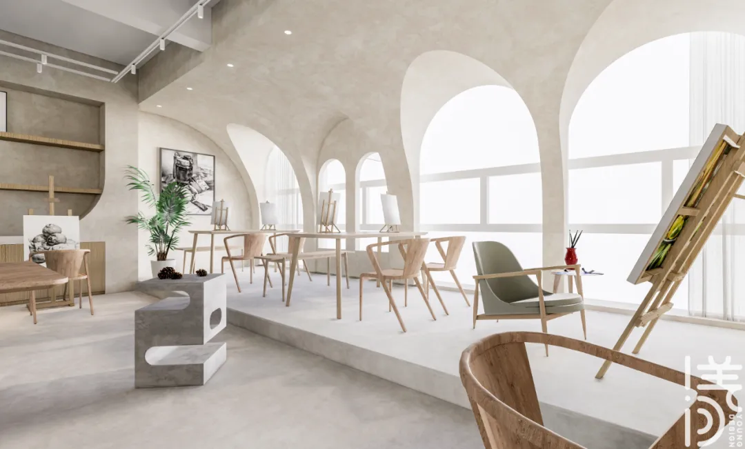 锈迹·水泥艺术 · 侘寂风格画室设计丨深圳漾空间设计有限公司-13