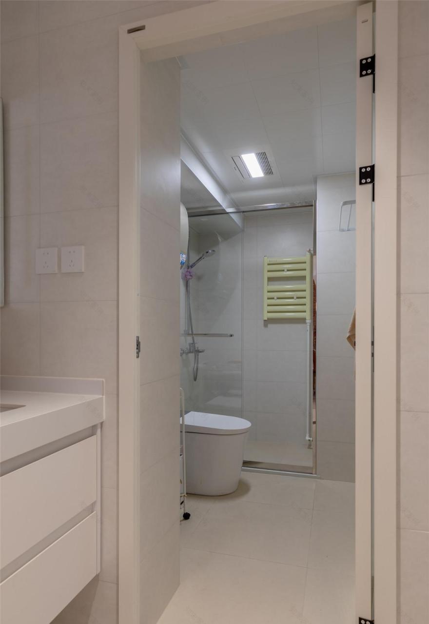 暖北欧风小户型,老破小变身-47