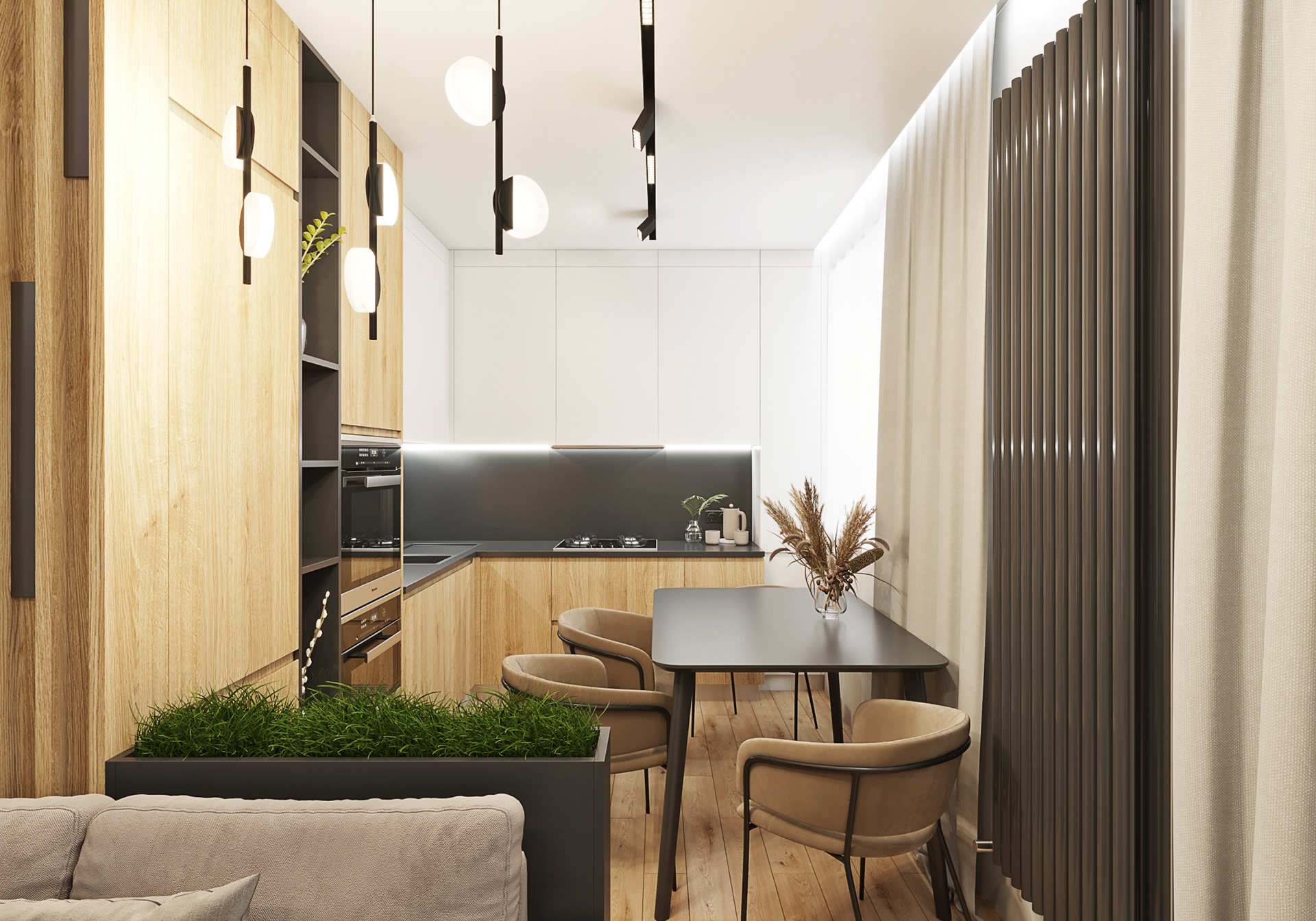 Open Space Apartment 室内设计丨乌克兰丨PikulDesign-14