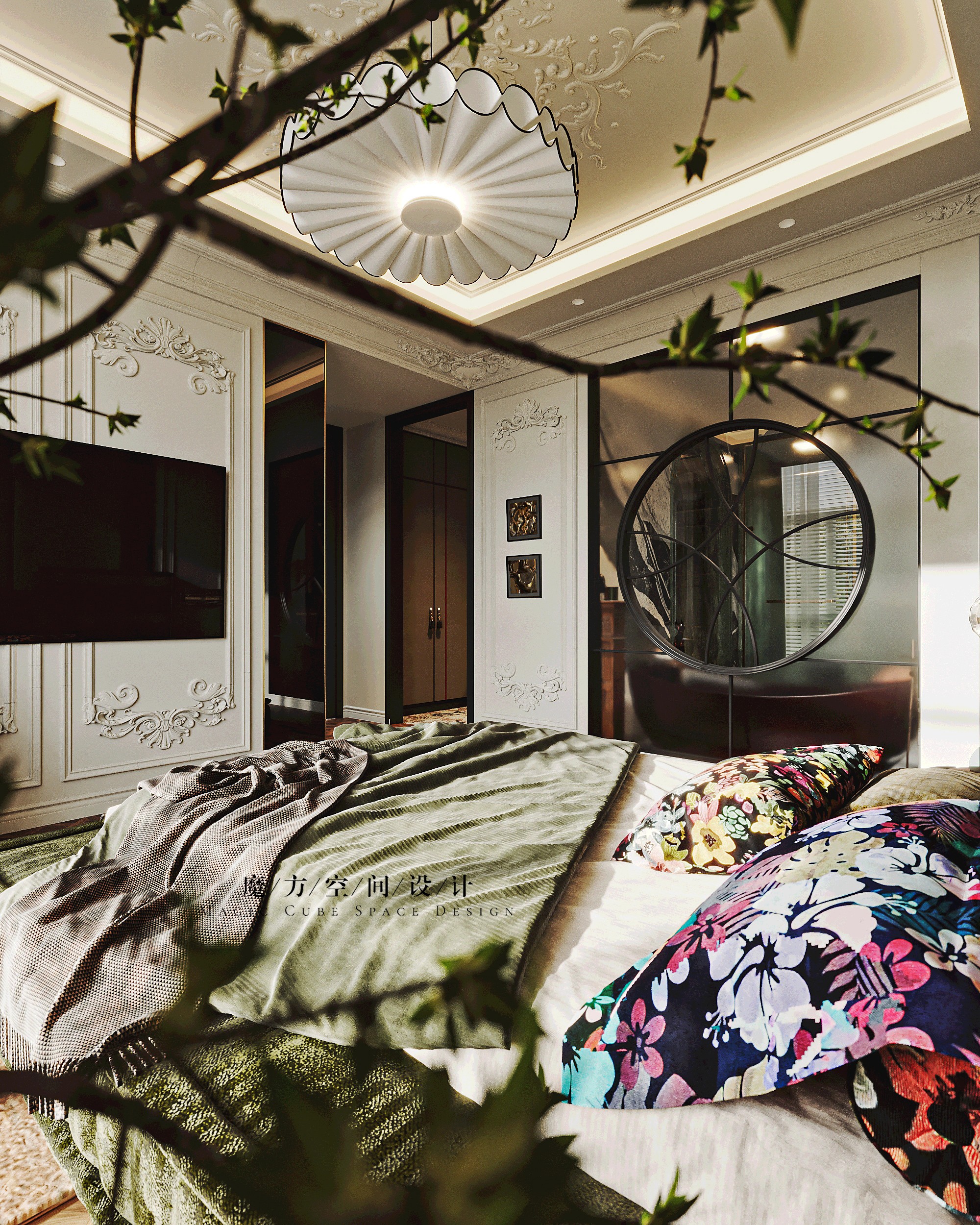 天津•法式复古住宅设计项目丨中国天津丨魔方空间设计-44