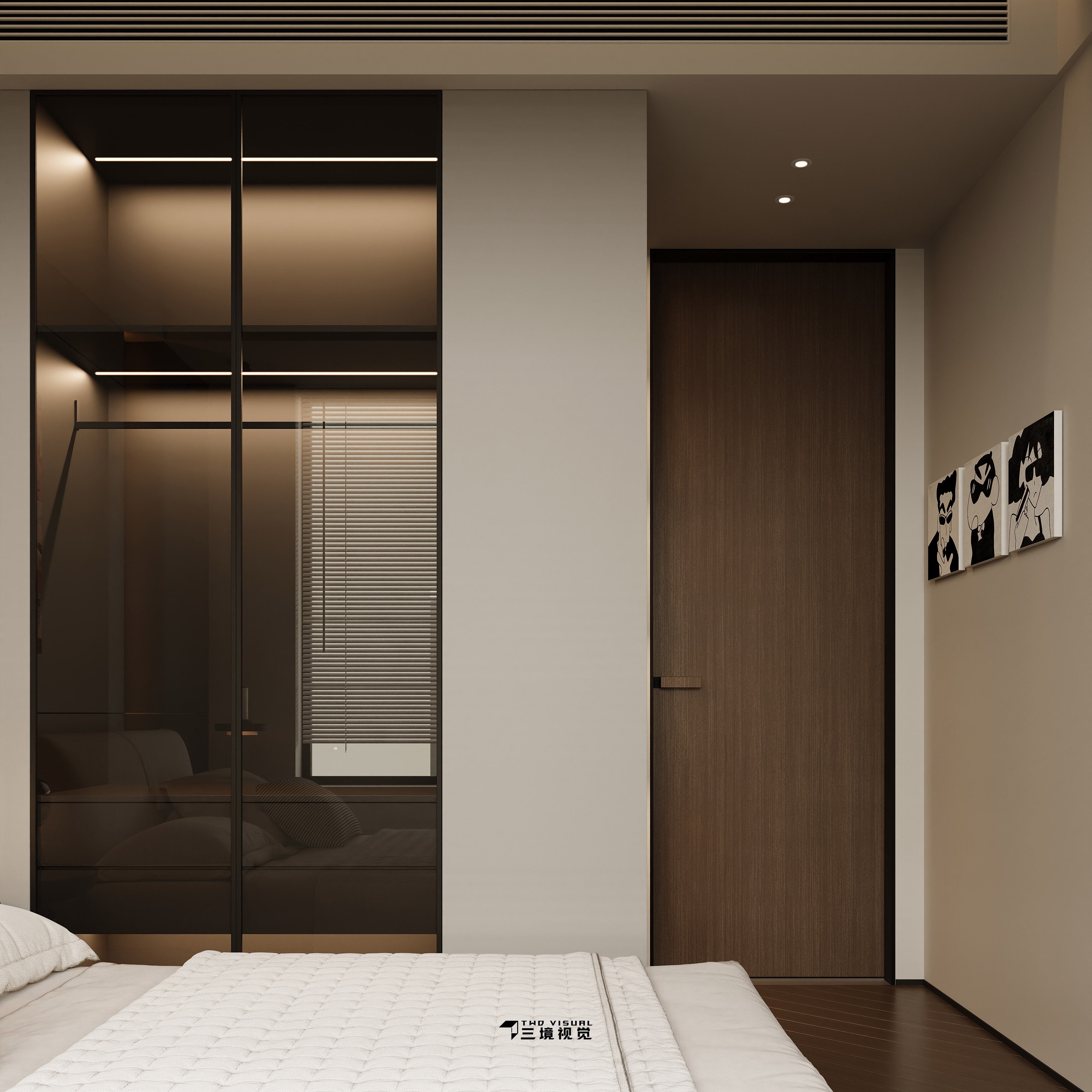 住宅-现代意式小户型设计-17