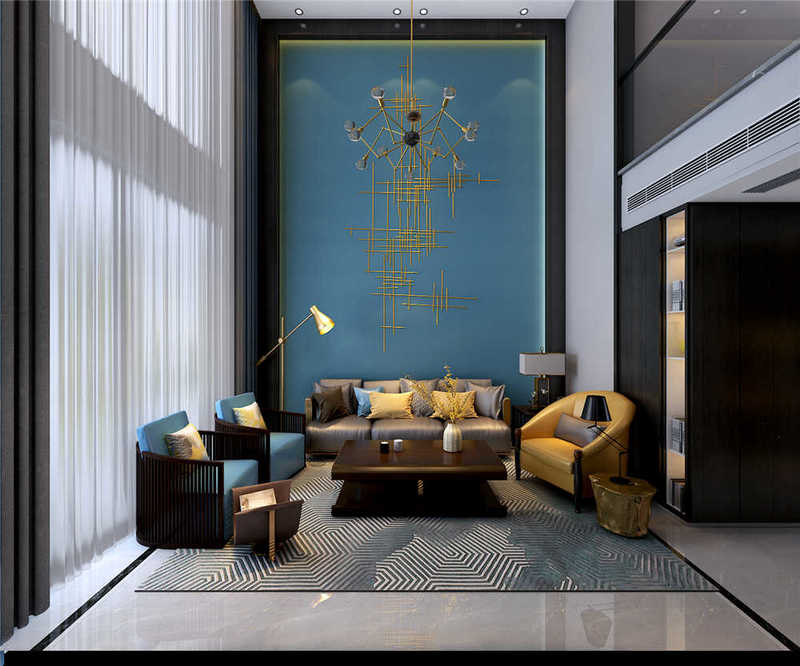 太和国建红郡港式轻奢复式设计-13