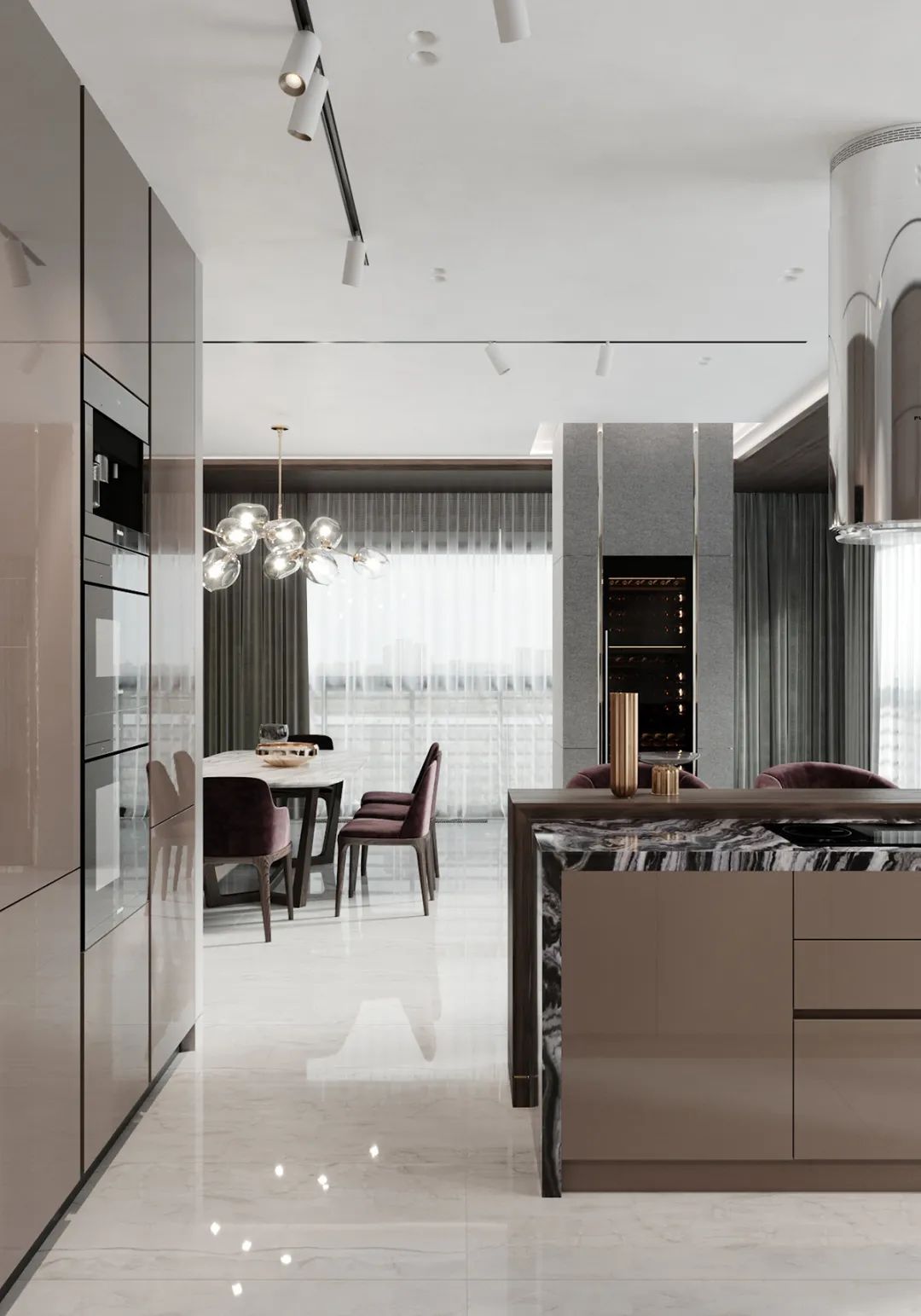 高级灰金属风格住宅丨俄罗斯丨俄罗斯圣彼得堡设计师 Gavriil Verbitsky-51