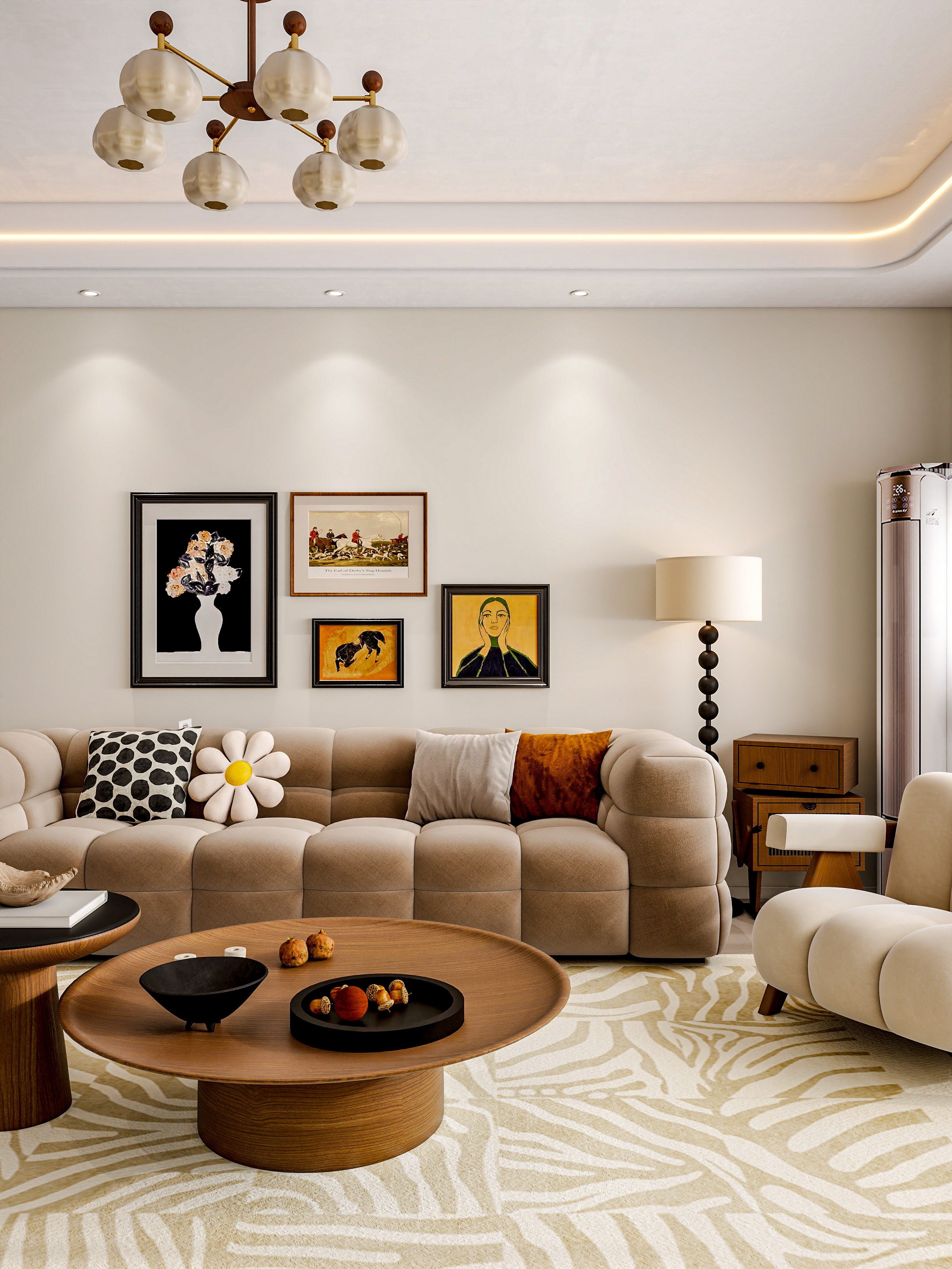 四川成都沙河壹号（85平方中古奶油三居室）-8