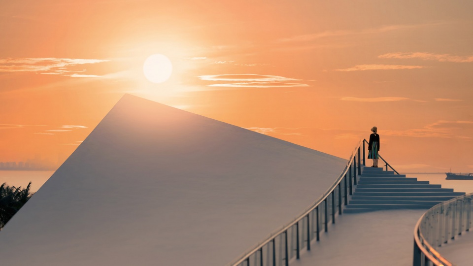 海口“天空之山”滨海驿站——浪漫海景与大地艺术完美融合-56