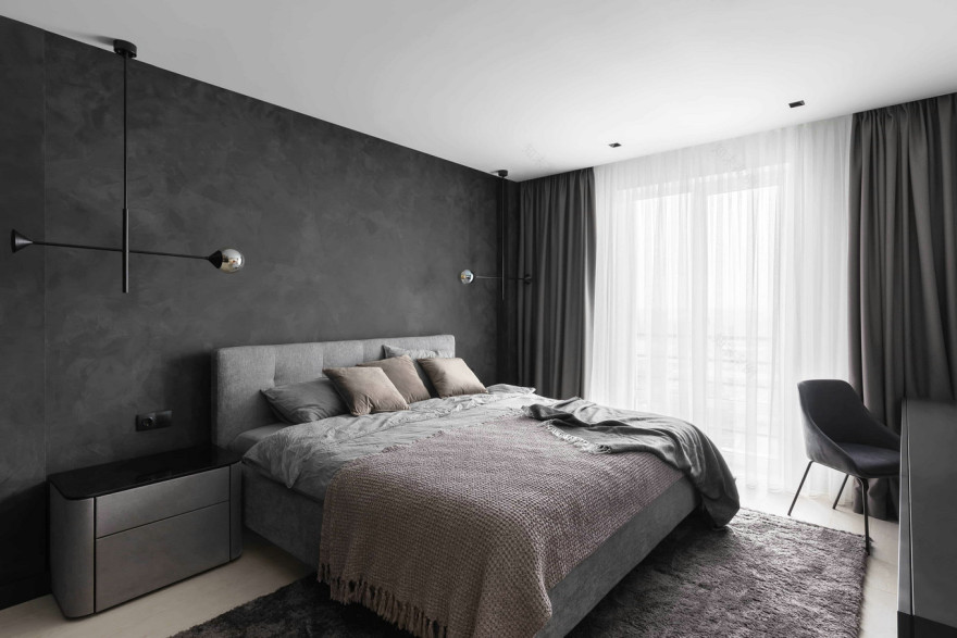 乌克兰 92㎡艺术气息住宅设计-22