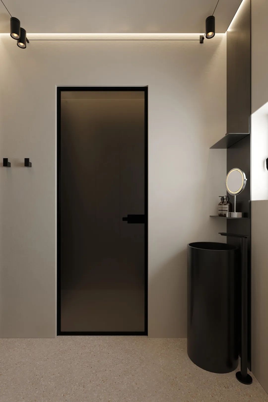 高级黑,极简空间的艺术魅力丨Igor Sirotov-54