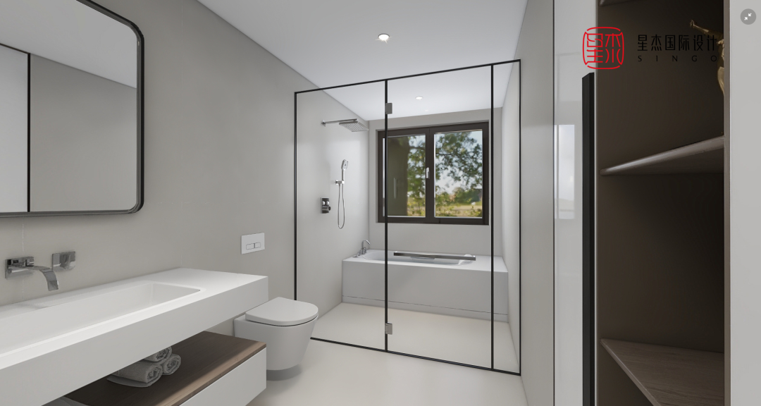 碧海蓝天的家 · 261㎡现代简约叠墅设计丨星杰-61