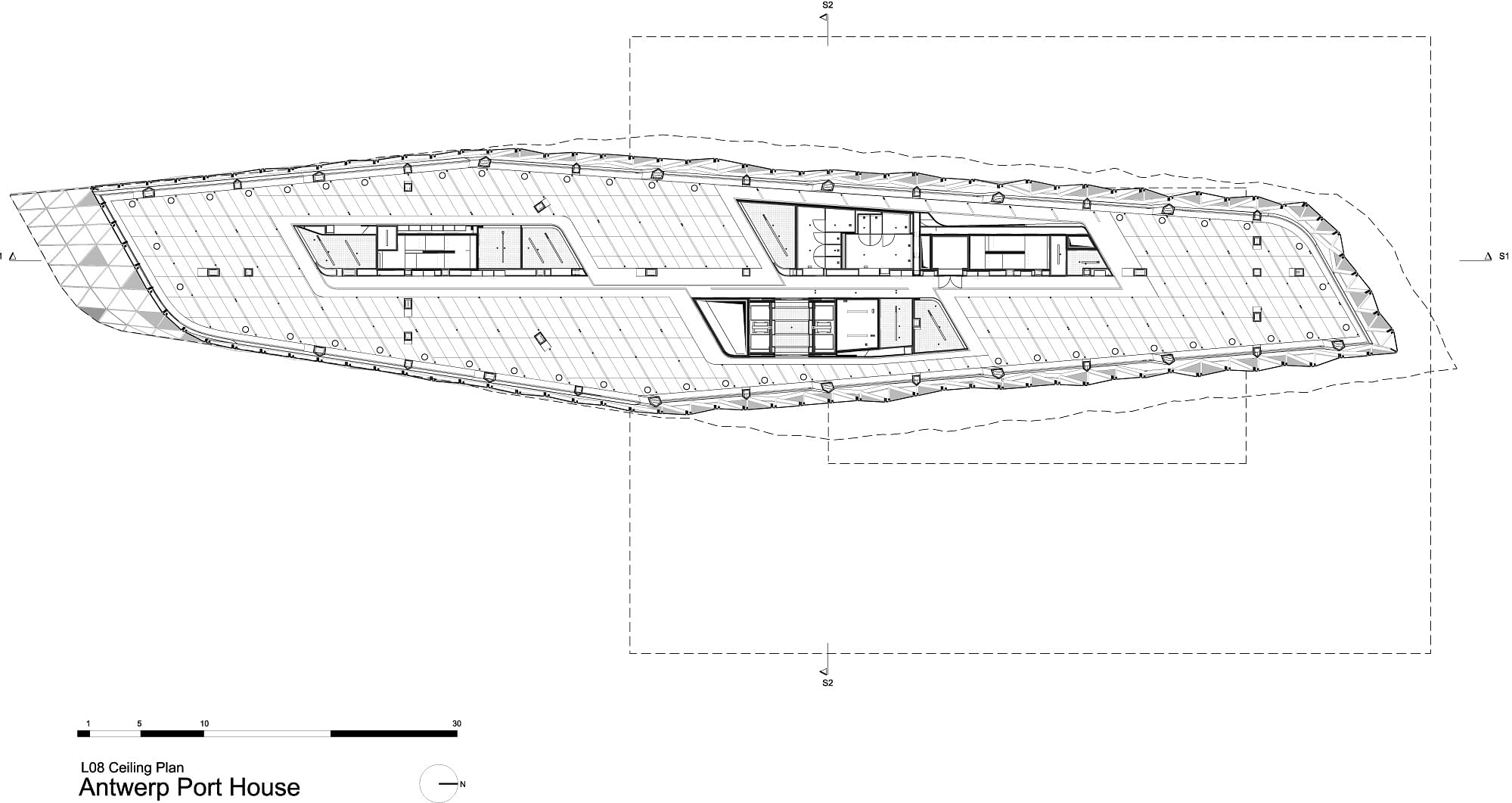 扎哈·哈迪德“漂浮”的安特卫普港口大厦丨比利时安特卫普丨扎哈·哈迪德建筑事务所（ZHA）-28