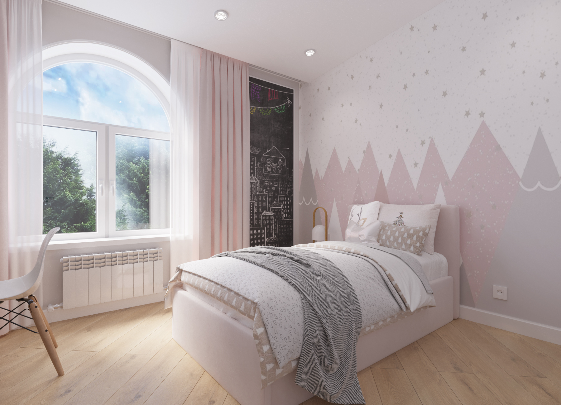 Design apartment with attic 100m2. Tashkent-31