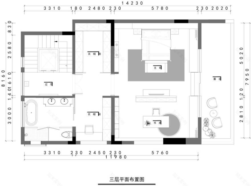现代家庭居住空间设计-58