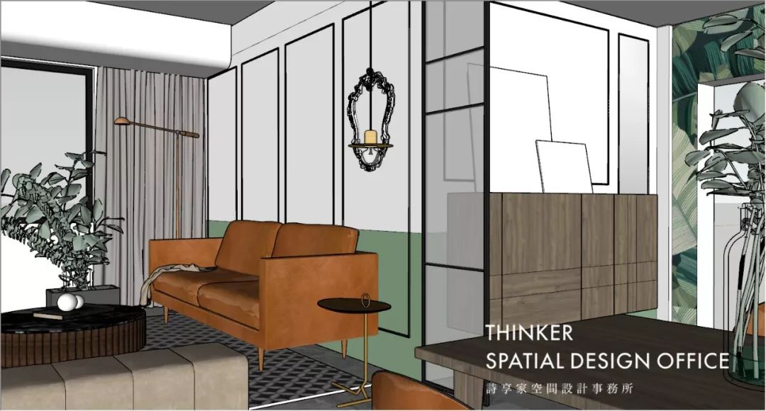 轻奢复古绿,银泰御华园的精致生活-32