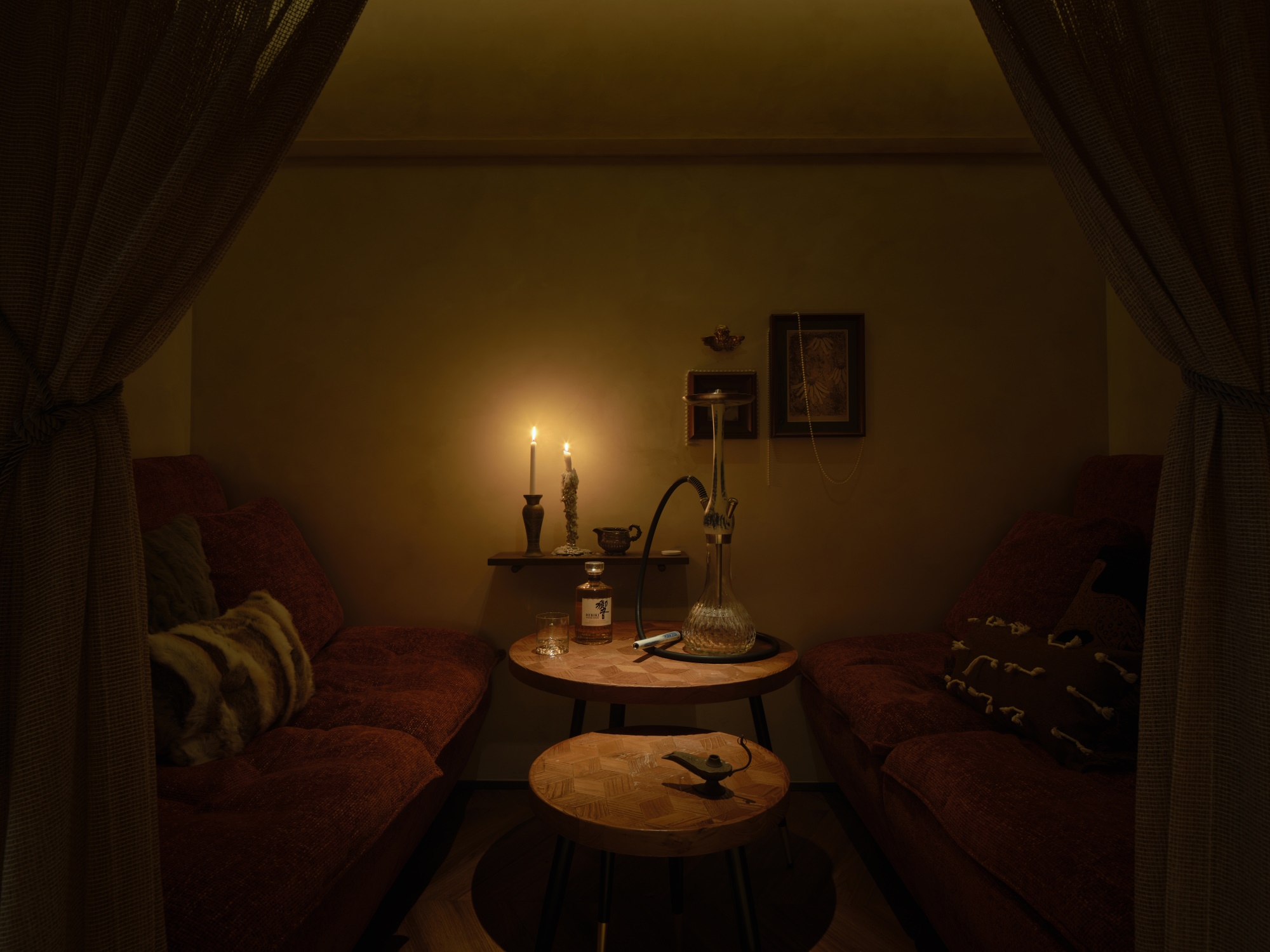 呼呼 HuHu ShiSha Bar丨中国武汉丨YaoDesign耀设计,JISO极所设计,Glowho光河照明设计-90