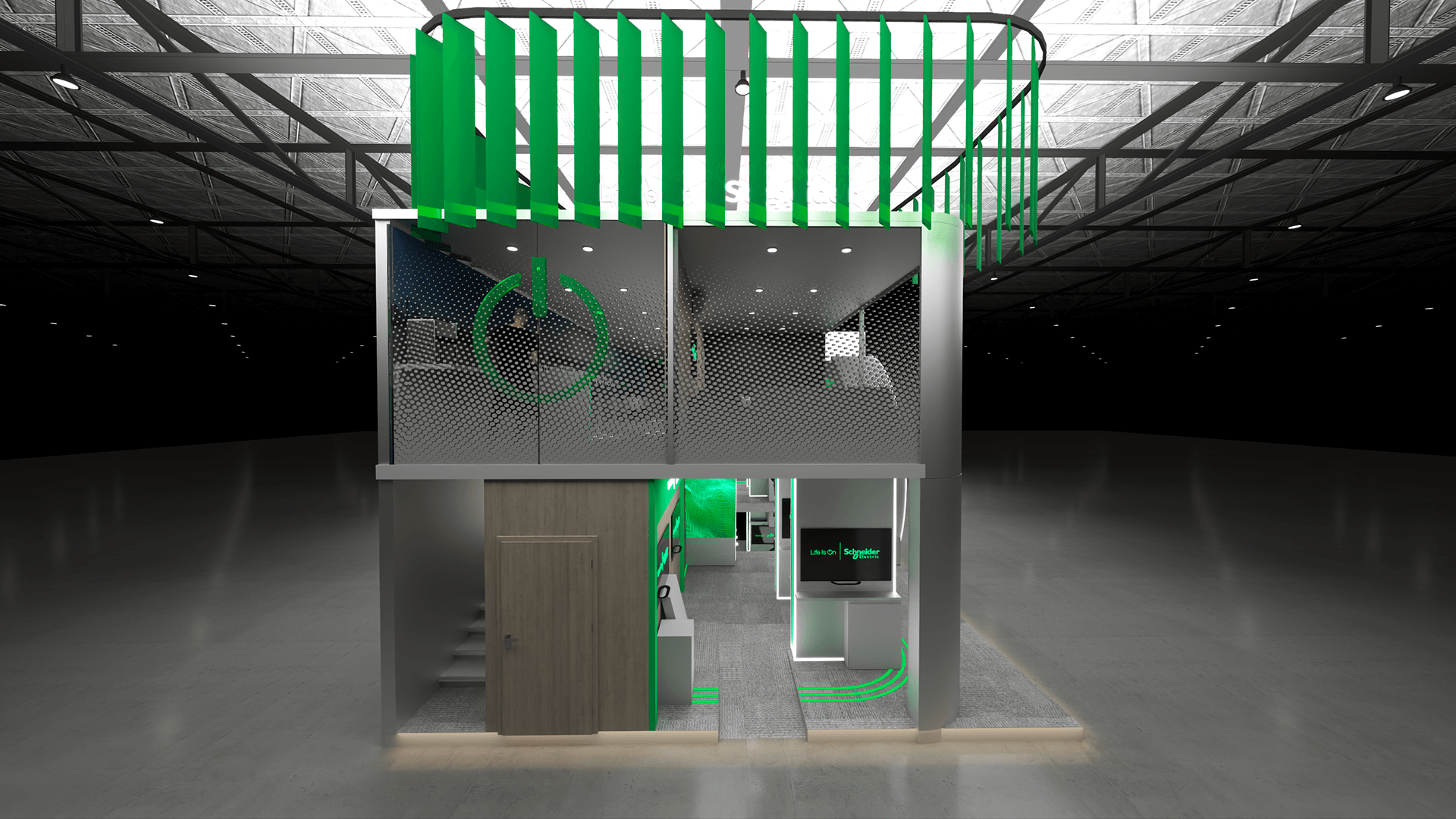 Schneider Electric Booth Stand - ADIPIC Exhibition 2025-8