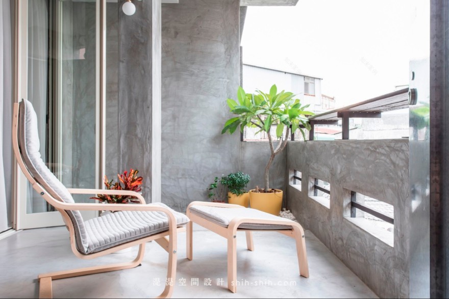 士林詹寓 60 年老屋翻新 | 打造深度阳台,提升空间品质-18