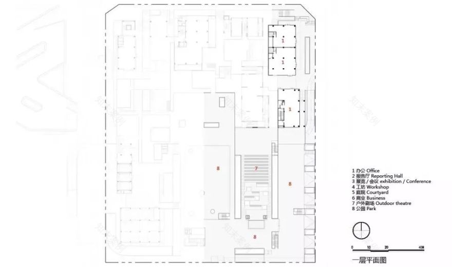 创意园区设计公社,在屋顶公共绿地与地下办公空间之间寻找平衡-58