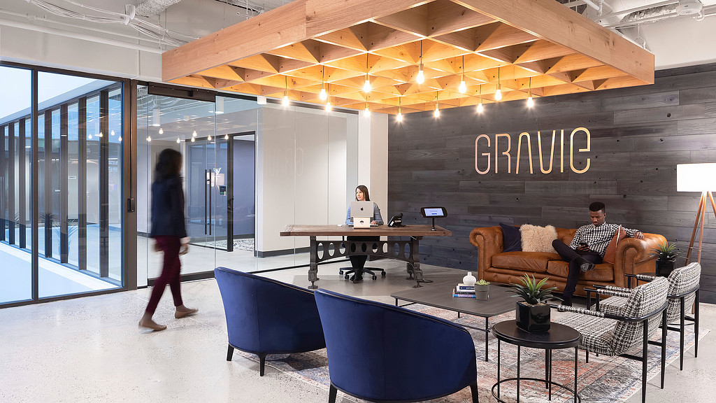 河畔灵动办公空间——Gensler 打造 Gravie 科技总部-1