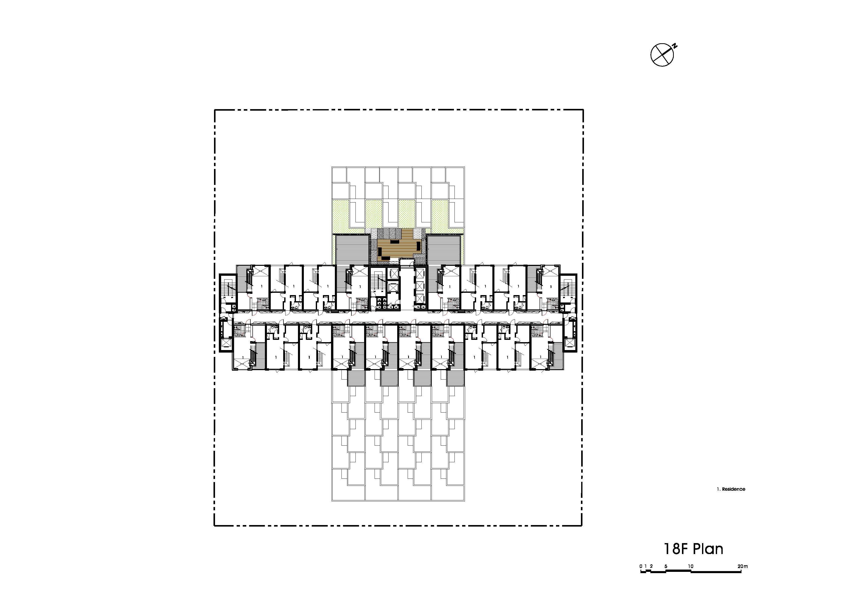 分层露台公寓 | 商业区里的宜居设计-30