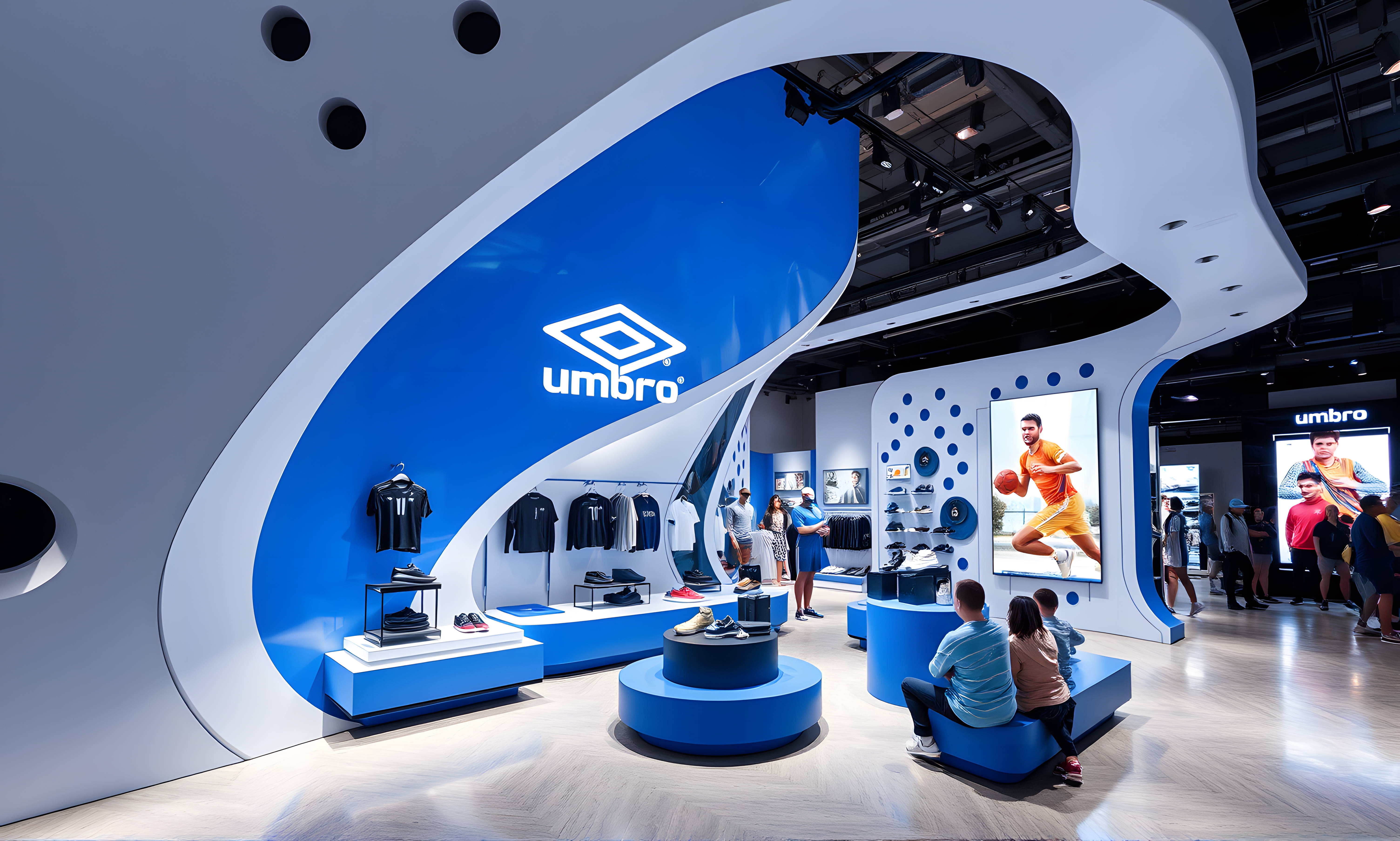 Umbro Exhibition, Store, and Exclusive Shop Design-5