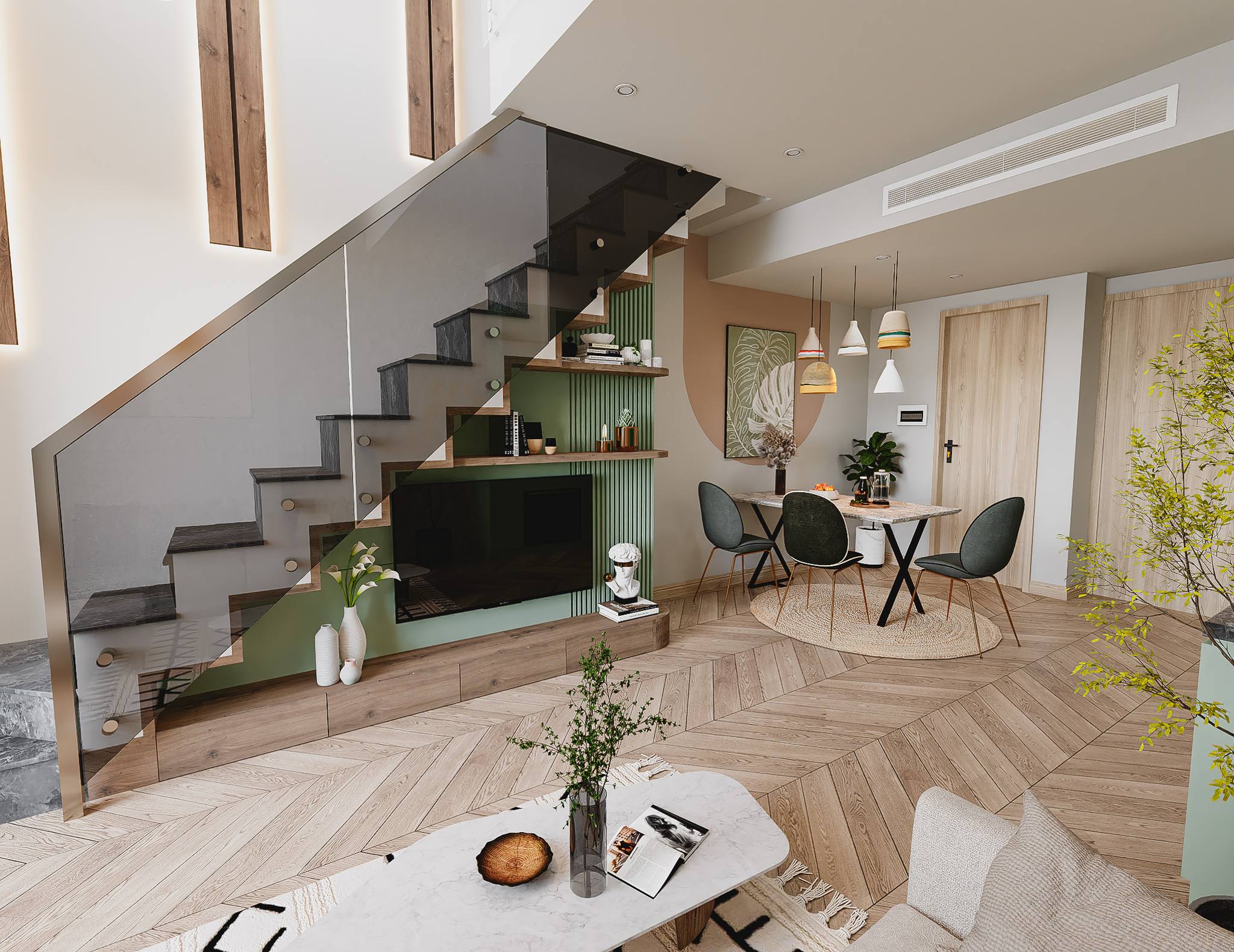 Sketchup公寓室内模型丨Xuan Truong-11