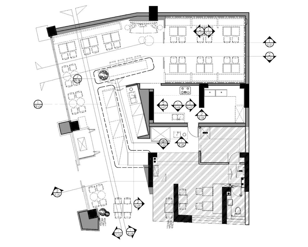 味匠咖啡厅 | 简约黑白演绎咖啡风情-23