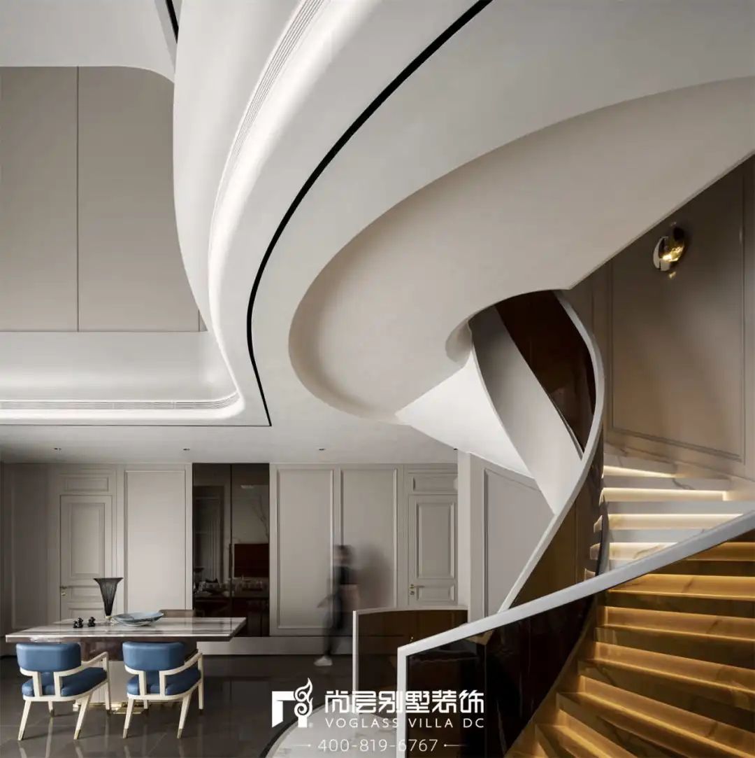 尚层装饰×棕榈泉 | 350㎡现代别墅设计，向往舒适自在的生活-63