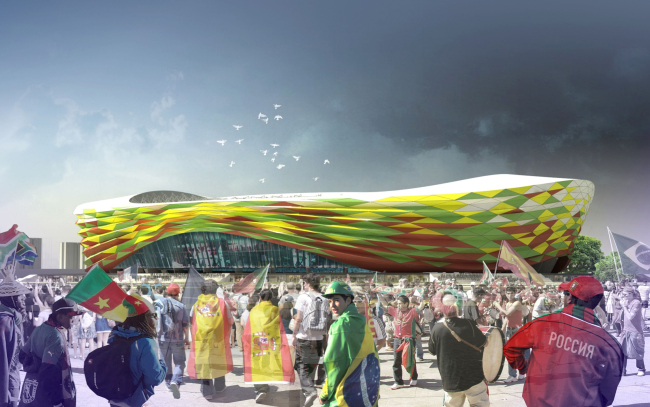 2018年世界杯足球赛下诺夫哥罗德45000座体育场丨俄罗斯诺夫哥罗德丨Моспроект  2,Гранд Проект Сити等-25