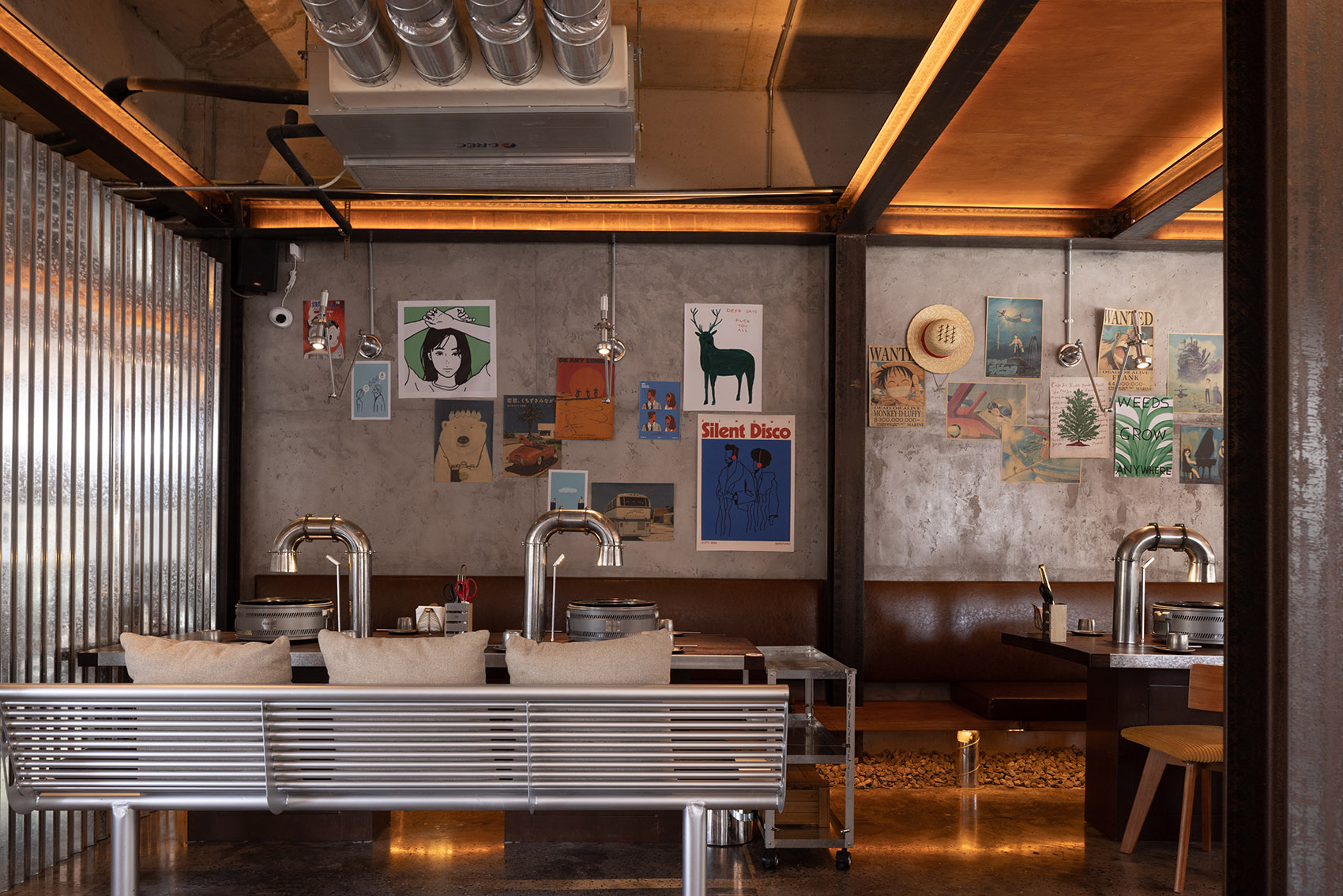 炙喜烧肉餐厅丨中国四川丨朴开⼗向设计事务所-63