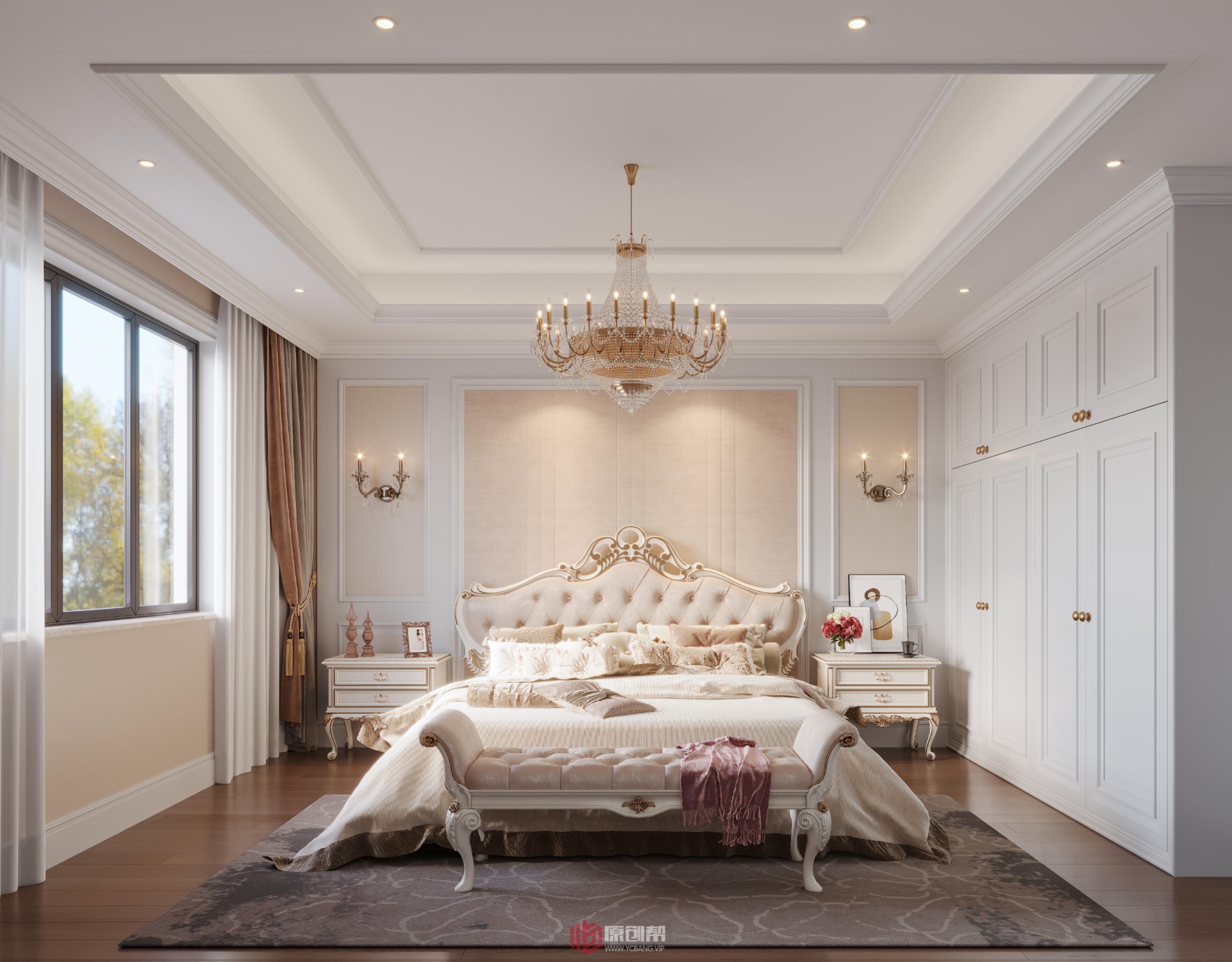 古典美式别墅设计丨名家设计-12