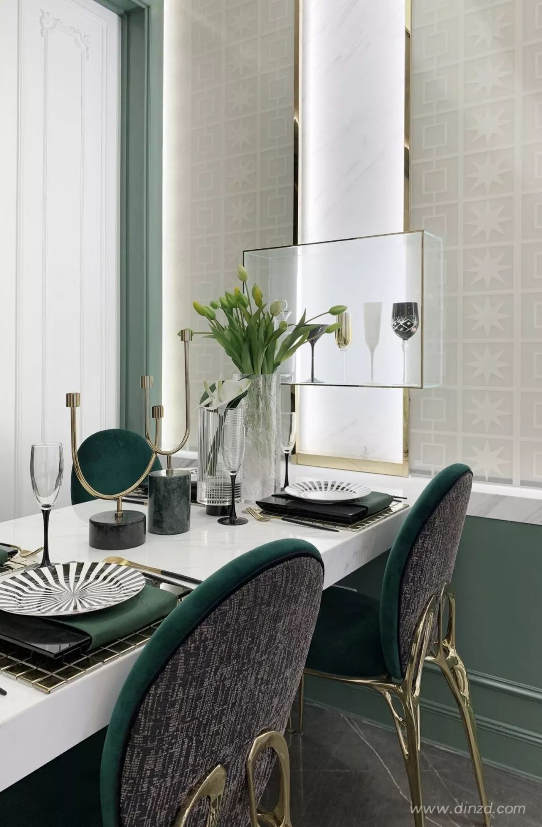 天津中海国际公园城澜湖苑 | 现代法式奢华样板间-27