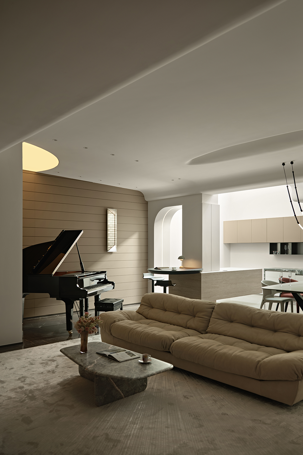 SKH观享际丨南京536㎡简约别墅丨中国南京丨观享际SKH室内设计-6